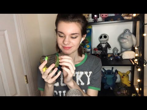 ASMR | Green Triggers for St. Patrick’s Day 🍀 | Tapping, Mic Brushing, Crinkles, etc