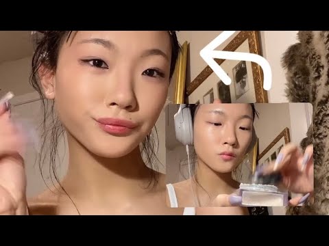 Makeup routine-asmr
