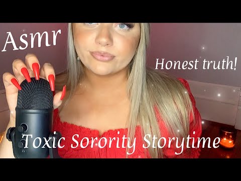 Asmr Toxic Sorority Story Time | Mic Scratching ❤️