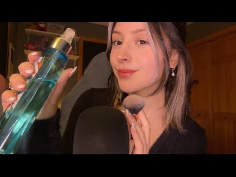 ASMR PLUCKING & DESTROYING YOUR BAD ENERGY, BRUSHING YOU, MIC TRIGGERS, FAST LIQUID SOUNDS :)