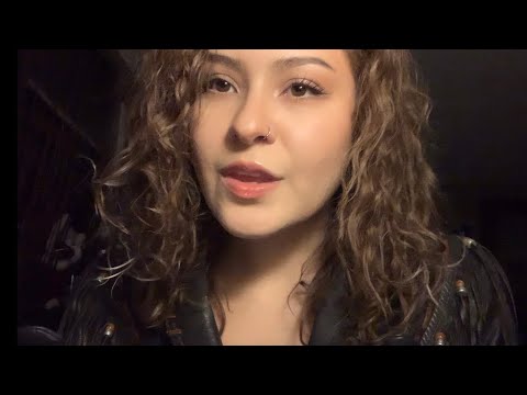 [asmr] leather mama makes leather sounds (gloves, rubbing, sticky, whispers)