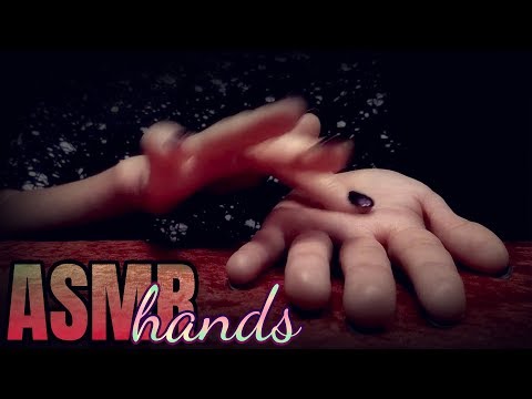 ASMR | Binaural Edit | Hand movements, skin sounds, velvet, almost touching | no talking