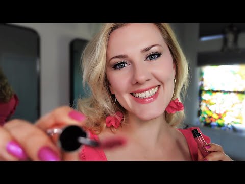 Charming Southern Belle does your make up 🌺 ASMR