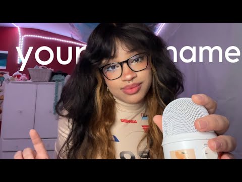 ASMR When I say YOUR name, You Can Sleep (50k Celebration) Names Video!