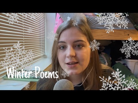 ASMR| Reading you winter poems