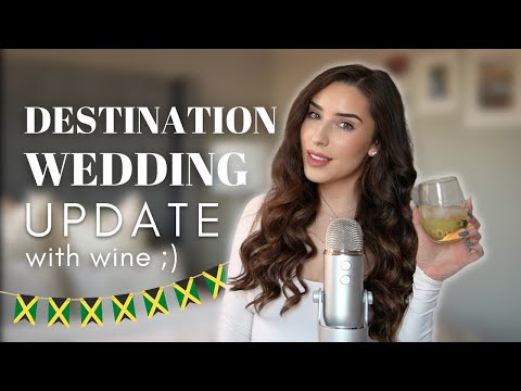 ASMR HUGE Wedding Update Ramble & Sipping Wine