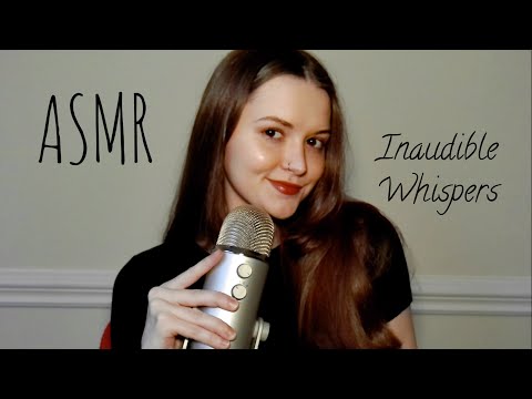 ✨ ASMR Clicky Inaudible Whisper Ear to Ear ~ Unintelligible Reading 📖