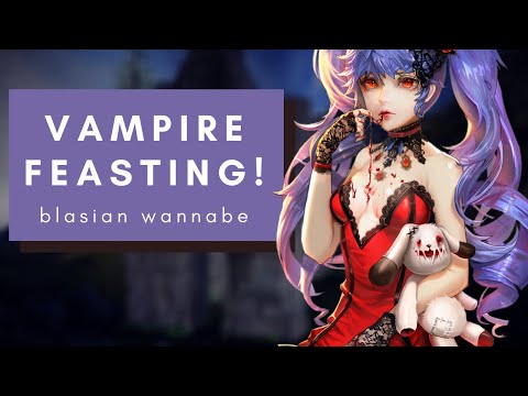 🧛‍♀️Vampire Feasting! | Ear Eating ASMR | Spooktober ASMR (?)💋