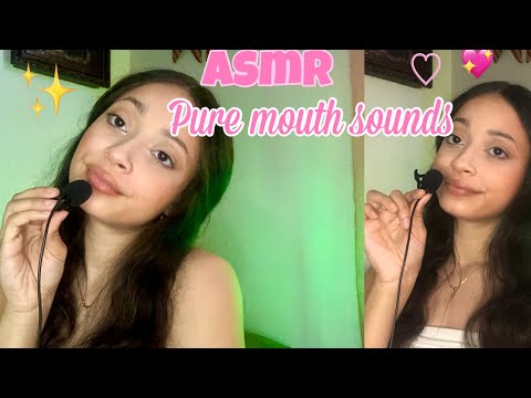 ASMR~ PURE WET MOUTH SOUNDS (HAND MOVEMENTS) ♡ ♡