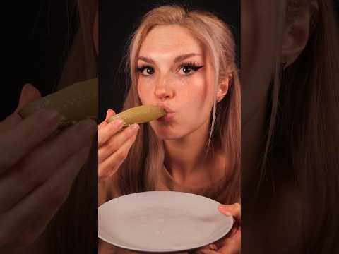 Crunchy Pickle Eating 🥒 ASMR #asmr #shorts