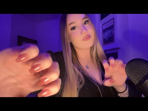 ASMR Double Hand Movements ♡ Mouth Sounds, Hand Sounds, Whispering
