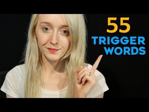 ASMR 55 Trigger Words For Sleep & Tingles