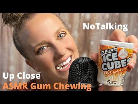 ASMR Up Close Gum Chewing (No Talking)