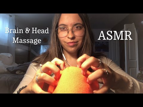 Brain & Head Massage ASMR (white noise)