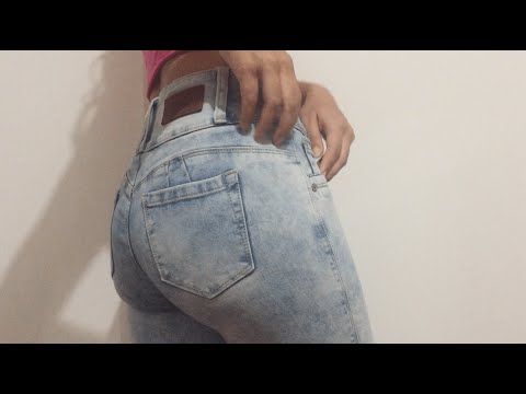 ASMR jeans aggressive scratching (SUPER CRINKLY SOUNDS!)