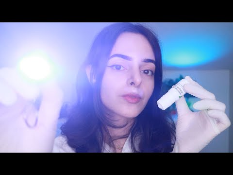 ASMR Fast-Paced Eye Exam ⭐️ Light Triggers, Eye Dilation & Pressure Check, Colour Test ⭐️ Soo Tingly