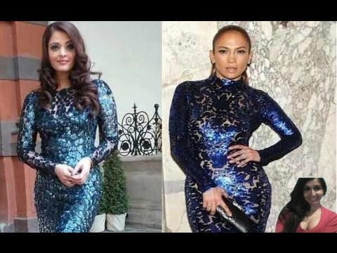 Jennifer Lopez and Aishwarya Rai Bachchan wearing same dress - My Thoughts