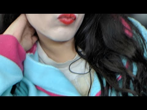 ASMR Lollipop, Kiss Sounds+ Lipstick Applying 🌠✨