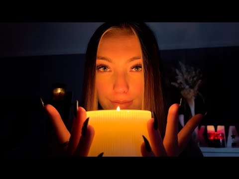 ASMR in the DARK 🖤 (Hypnotic Hand Movements, Follow the Light, Face Touching)