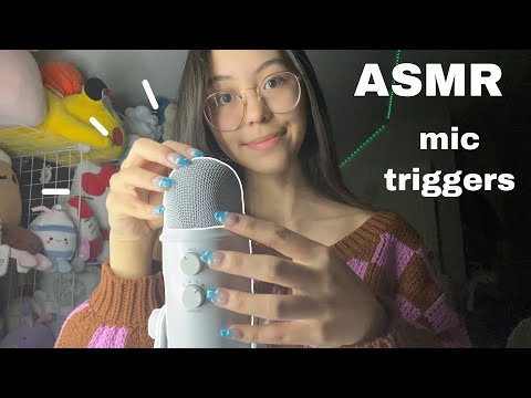 ASMR | Intense Tingly Mic Triggers (fast + aggressive mic tapping, scratching, cover swirling)