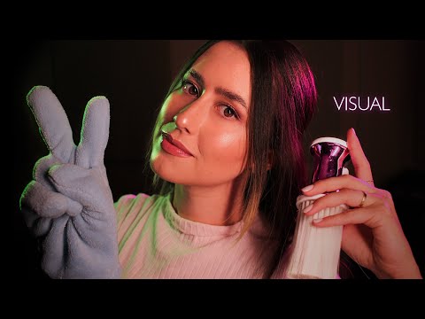 ASMR Distracting your mind until you fall asleep, with VISUAL TRIGGERS ✨😴 Up close