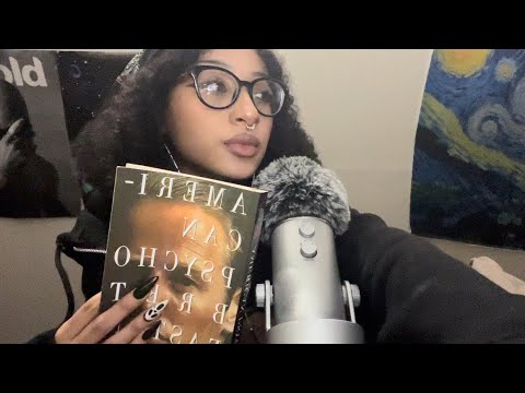 asmr ~ reading you a bedtime story (whispers, tapping, lipgloss)