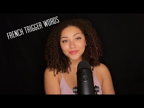 ASMR - repeating FRENCH trigger words (close whispers)