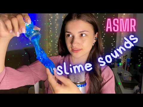 ASMR🎧❤️SLIME SOUNDS👄🍯 for your sleeping and relaxing💤😴