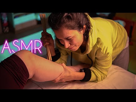 I Gave Melisa a Relaxing ASMR Leg and Foot Massage