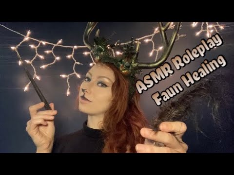 ASMR Faun Queen Heals You 🦌 👑 | Whispers | Magic
