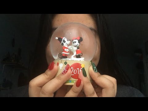 5 Minutes Of Asmr With A Snowglobe ❄️ (no talking)