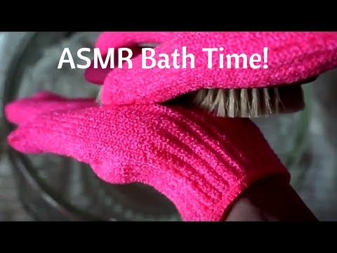 [ASMR] Pink Bath time! - Water, Soap, Sizzling Bath Bombs, and Lather Sounds
