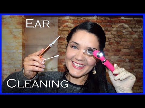 ASMR Ear Cleaning, Gloves, Q-Tips, Whispering