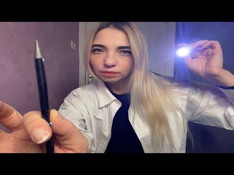 ASMR Unexplained Examination with Close Personal Attention (touching, measuring)