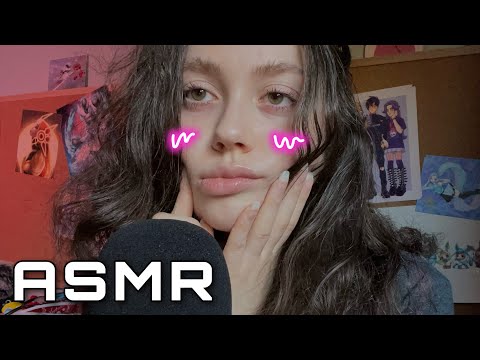 ASMR | Trying ASMR for the Third Time! 2 Year Anniversary ( inaudible whispering, mouth sounds + )