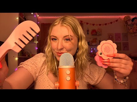 ASMR Doing Your Wooden Makeup at Maddie’s Beauty Boutique! Refreshments and Pampering 💆🏼‍♀️✨🩷