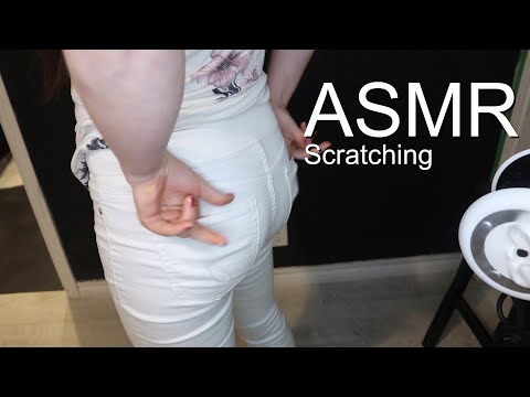 ASMR Scratching my jeans, legs, hips and but.