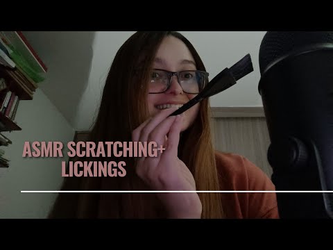 ASMR | SCRATCHING EN TUS OREJITAS + LICKING EN EL MICRÓFONO