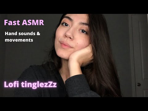 Fast aggressive ASMR hand sounds & movements