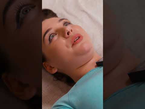 Painfully Fun Technique of lying on nails for Anna #chiropractic #yoga #shorts