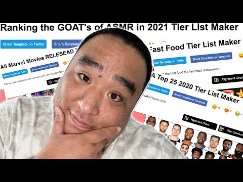 ASMR | The ULTIMATE Tier List (Whispered)