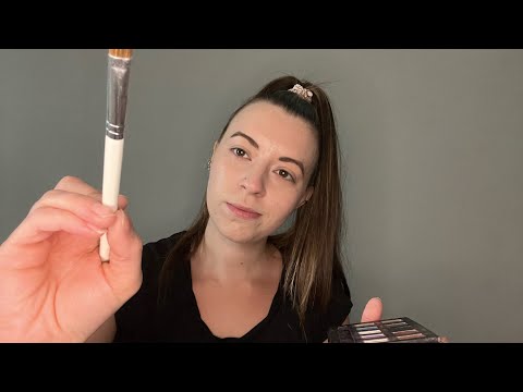 ASMR Doing Your Makeup for an Event Series: Part 1 (real brushing sounds)