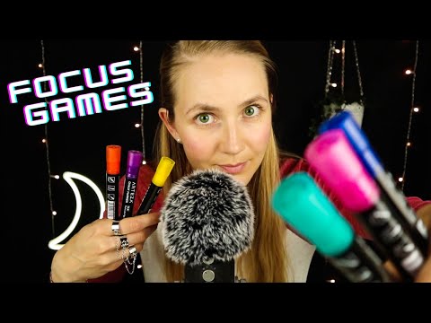 ASMR Follow My Instructions + Focus Games | Fast & Relaxing