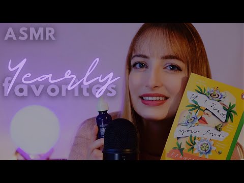 ASMR | My Yearly Favorites (Books, Skincare, Beauty)