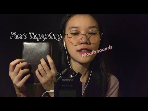 ASMR Fast Tapping and Mouth Sounds NO TALKING