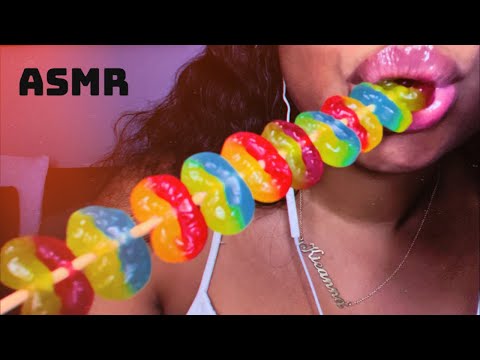 ASMR | Gummy Candy Noms 👄 M0uth Sounds 😴 Sleep & Relaxation