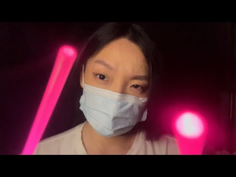ASMR Laser Botox Roleplay👩🏻‍⚕️ (Light triggers and mouth sounds)