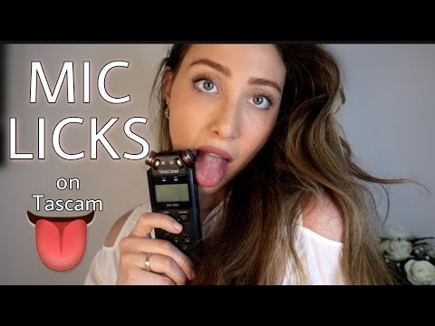 ASMR ON THE MIC TASCAM SOUNDS, mouth sounds part 2