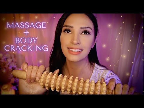 ASMR Thai Body Massage | Cracking Your Body + Scalp Massage for Relaxation