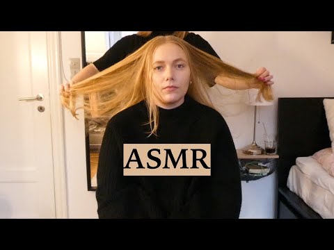 ASMR 🌻 Soft Whispering & Gentle Hair Playing With Hair Brushing, Spraying & Tapping Sounds